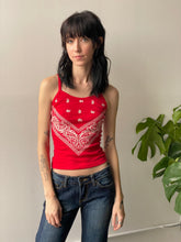 Load image into Gallery viewer, 90s deadstock bandana baby tank (s)