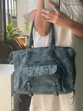 Load image into Gallery viewer, studded moto bag