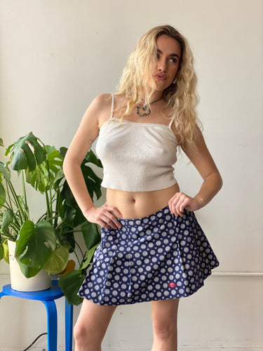bandana print tennis mini skirt