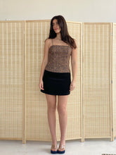 Load image into Gallery viewer, 90s cheetah print bustier