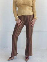 Load image into Gallery viewer, y2k stripe mid rise trouser