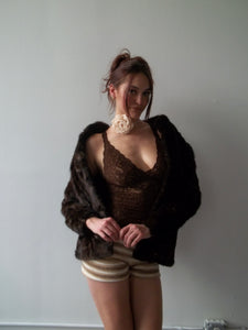 60s mink fur coat