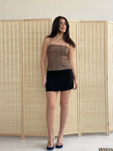 Load image into Gallery viewer, 90s cheetah print bustier