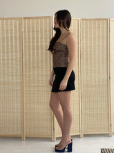 Load image into Gallery viewer, 90s cheetah print bustier