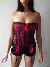 Load image into Gallery viewer, hot pink bustier