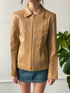 buttery leather wilson’s jacket (s/m)