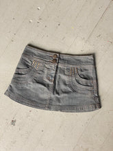 Load image into Gallery viewer, chrome gia micro mini skirt (28 waist)