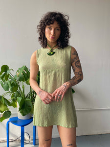 sage mini dress (s/m)