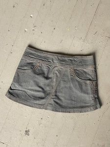 chrome gia micro mini skirt (28 waist)