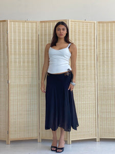 boho belt skirt