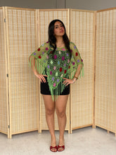 Load image into Gallery viewer, crochet beaded poncho