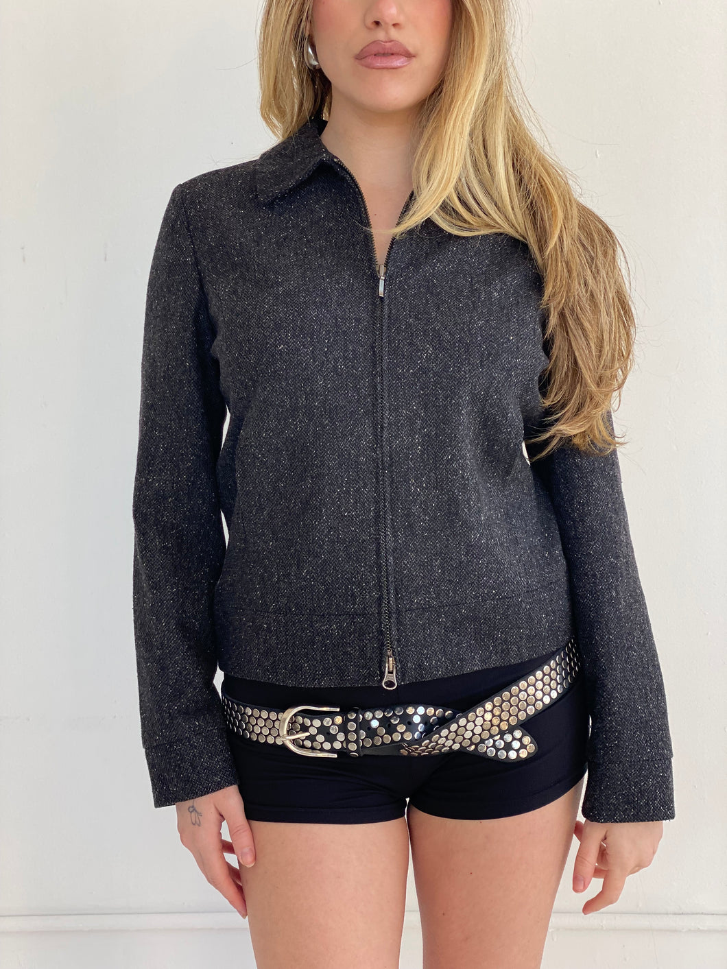 wool and silk blend jacket