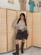 Load image into Gallery viewer, silk cheetah midi skirt (m/l)