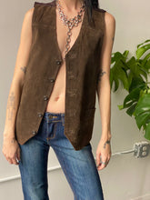 Load image into Gallery viewer, brown suede vest (m-xl)