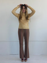 Load image into Gallery viewer, y2k stripe mid rise trouser