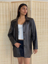 Load image into Gallery viewer, spanish brown leather trench