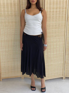 boho belt skirt