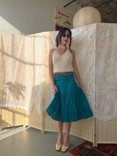 Load image into Gallery viewer, peacock blue fairy skirt (s/m)