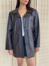 Load image into Gallery viewer, spanish brown leather trench