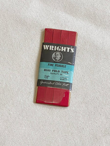 deadstock ribbon in cherry red