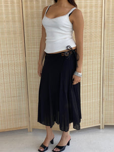 boho belt skirt