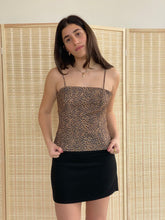 Load image into Gallery viewer, 90s cheetah print bustier