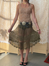 Load image into Gallery viewer, moss knit skirt/poncho s/m)