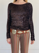 Load image into Gallery viewer, 1970s leather boho belt