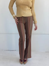Load image into Gallery viewer, y2k stripe mid rise trouser