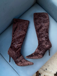 y2k velvet embroidered boots (8)