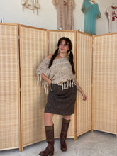 Load image into Gallery viewer, silk cheetah midi skirt (m/l)