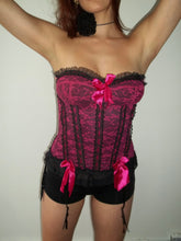 Load image into Gallery viewer, hot pink bustier