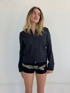 wool and silk blend jacket