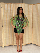 Load image into Gallery viewer, crochet beaded poncho