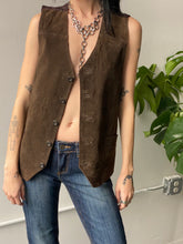 Load image into Gallery viewer, brown suede vest (m-xl)