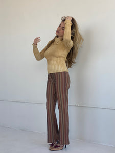 y2k button sweater