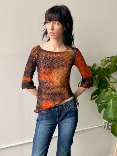 sequin knit fairy top (xs/s)