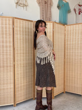 Load image into Gallery viewer, silk cheetah midi skirt (m/l)