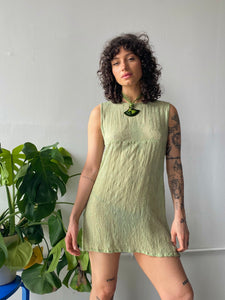 sage mini dress (s/m)