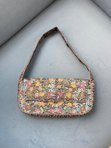 sequin baguette bag