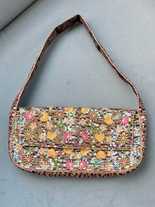 sequin baguette bag