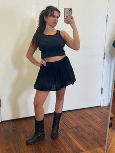 onyx mini skirt