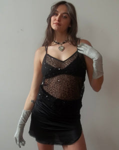 sweetheart sequin tank