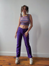 Load image into Gallery viewer, 90s purple denim