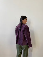 Load image into Gallery viewer, 90s purple suede jacket