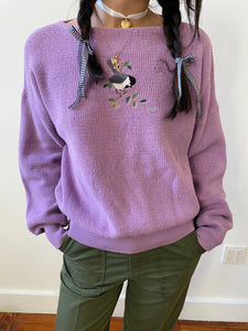 80s lilac knit