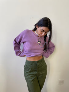 80s lilac knit