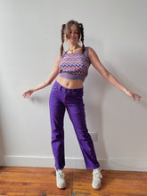 Load image into Gallery viewer, 90s purple denim
