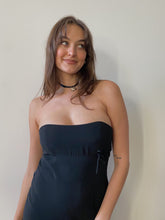 Load image into Gallery viewer, 80s strapless cocktail dress