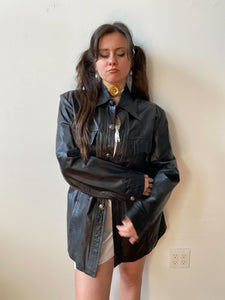 70s coyote leather jacket